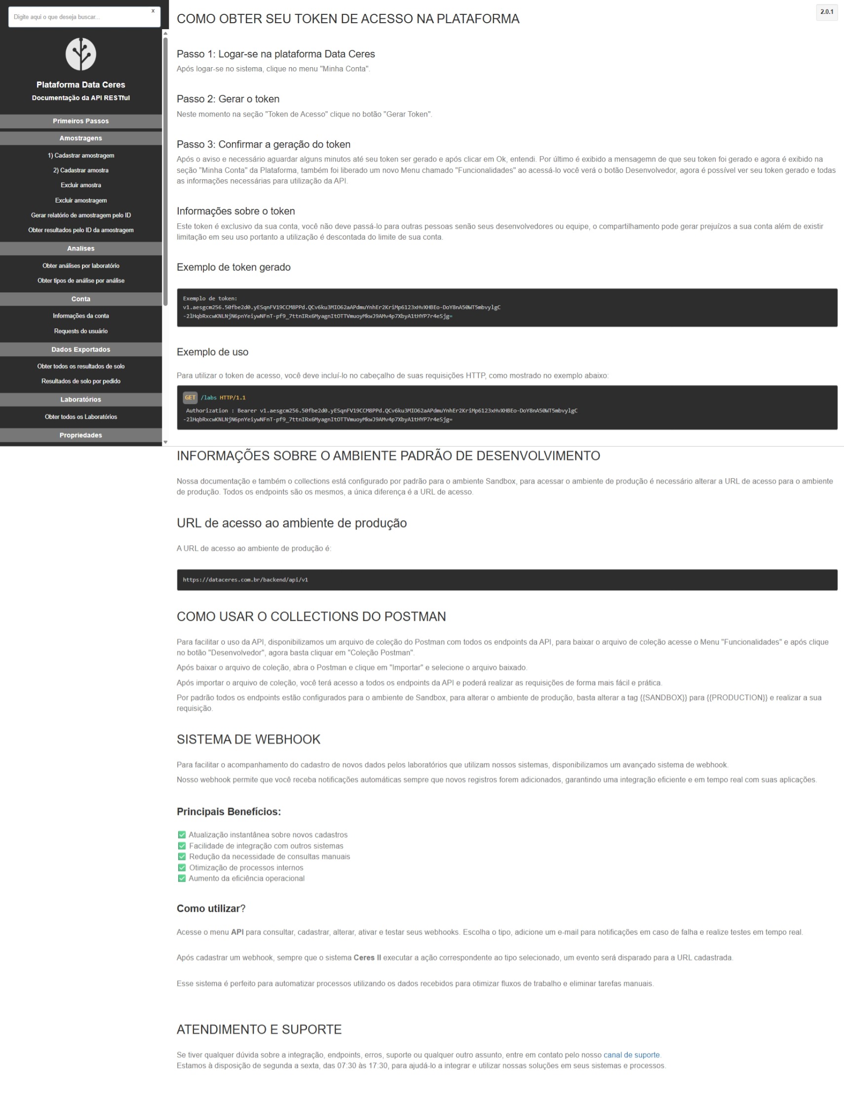 Data Ceres - API para Desenvolvedores